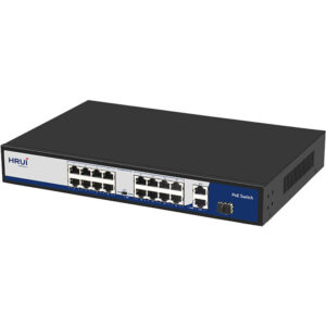 سویچ شبکه POE برند HRUI مدل HR901-AF-1621GS-200