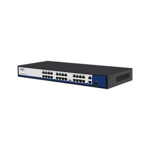 سویچ شبکه POE برند HRUI مدل HR901-AF-2421GS-400