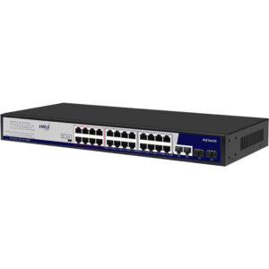 سویچ شبکه POE برند HRUI مدل HR901-AF-2422GS-400
